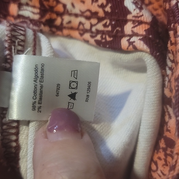 Venus plus size 1x stretch cotton Jean jacket pink peach snake print - Picture 5 of 7